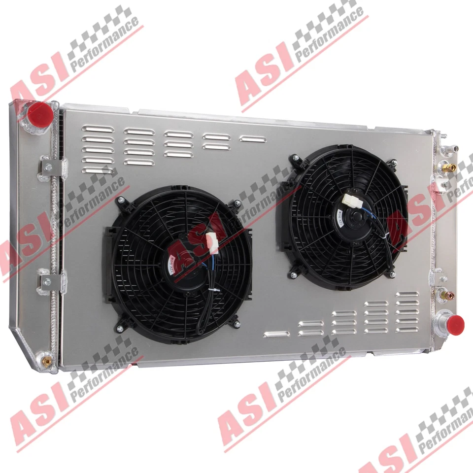 For 94-00 CHEVY GMC C1500 C2500 C3500 K1500, 6.5L V8 3 Row Radiator+Shroud Fan Foto 2 de 4