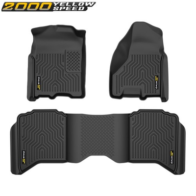 #ad #ad All Weather Floor Mats TPE Fit For 2009 2024 Dodge Ram 1500 Classic Crew Cab $75.65