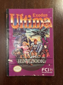 Ultima Exodus Hint Book (Nintendo, 1989) - Vintage NES Strategy Guide Read Descr