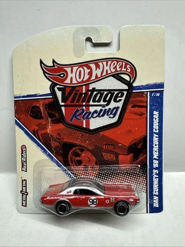 C7 Hot Wheels Vintage Racing Dan Gurney's '68 Mercury Cougar Ship Deal READ