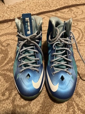 Nike LeBron 10 Blue Diamond Size 9.5