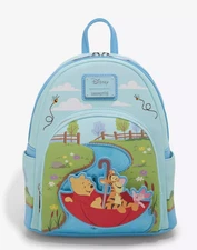 Loungefly Disney Winnie the Pooh Umbrella Scene Mini Backpack New