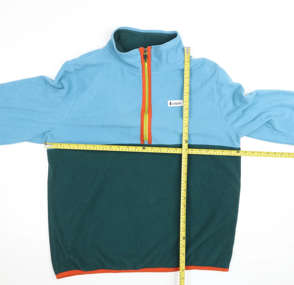 Cotopaxi Men’s Blue Fleece 1/4 Zip Pullover Sweatshirt Size L - Image 2 of 4