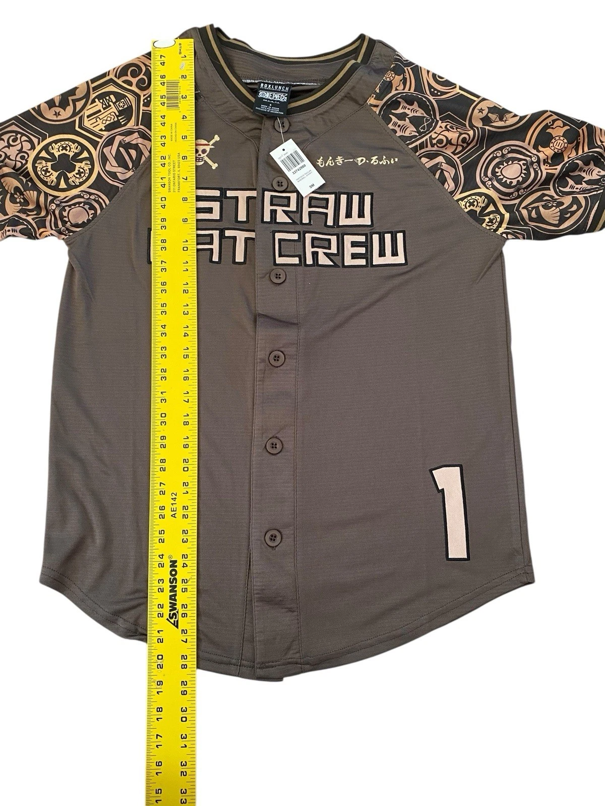 One Piece Straw Hat Crew Luffy Baseball Jersey