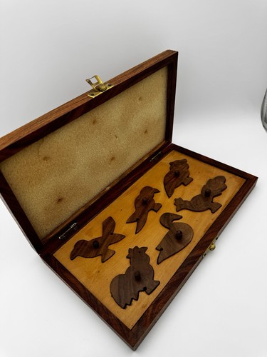 Danish Mid-Century Children’s Puzzle In Teak