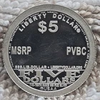 2008 1/10 Troy Oz Silver Proof-like $5   NORFED Round