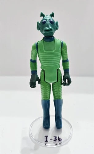 A-650 VINTAGE 70'S KENNER STAR WARS GREEDO SCARRED COO NO WEAPON