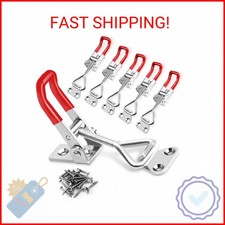 6 Pack Toggle Latch Clamp 4001, Adjustable Latch, Smoker Clamps Heavy Duty Latch