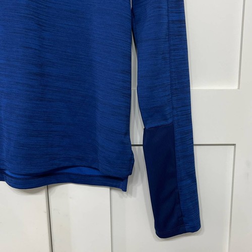 Nike Men's Youth Dri-Fit Running Crew Top Blue Pullover Size Small - Picture 7 of 8