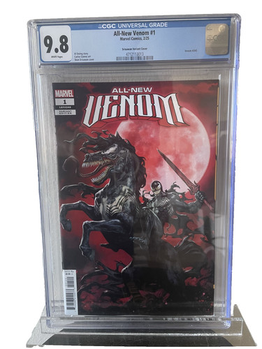 All-New Venom 1 CGC 9.8 White Pages 2025 Srisuwan Variant Cover Marvel Key
