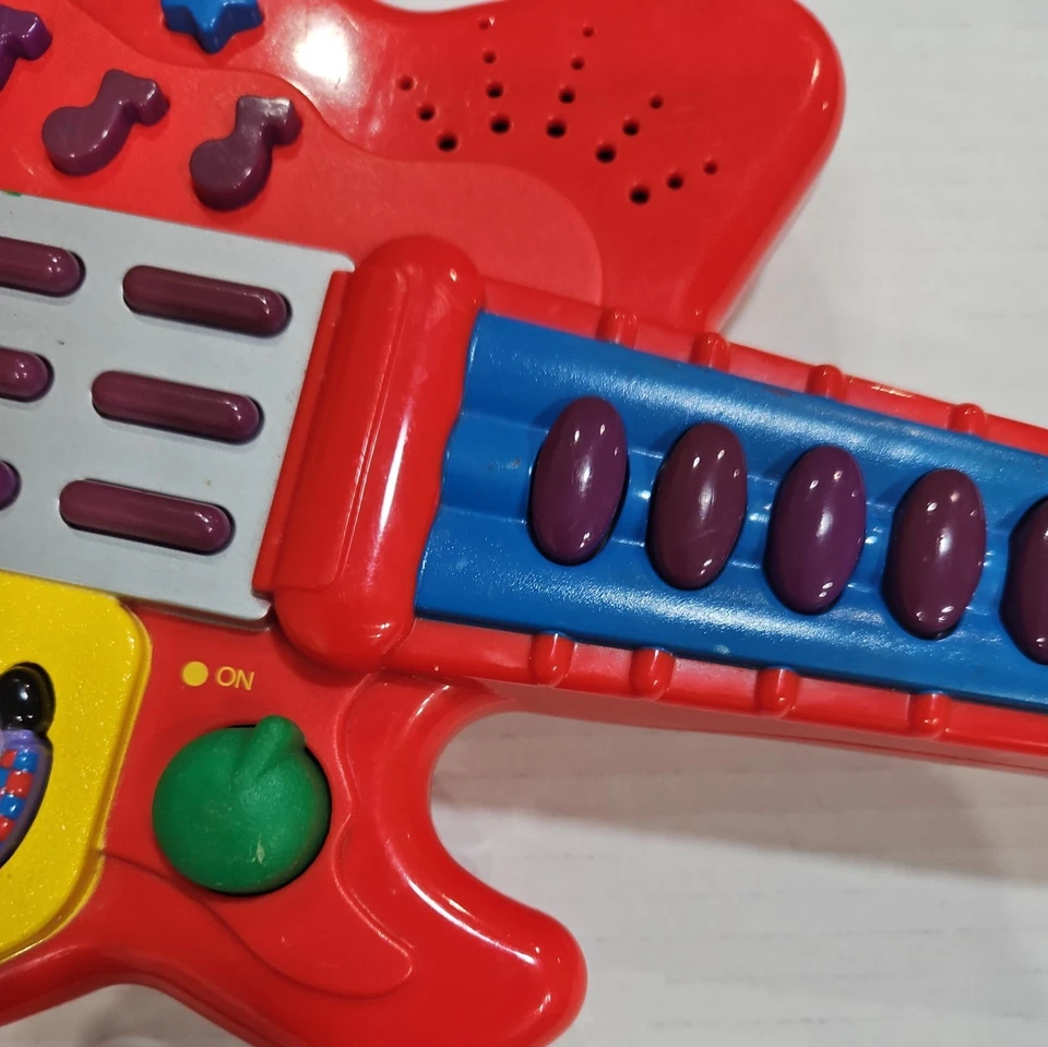 The Wiggles Red Guitar Musical Toy 2003 Spin Master for parts does not work - Image 4 of 4