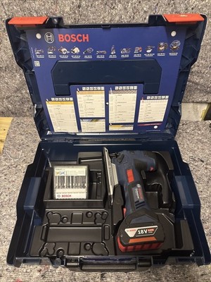 Bosch Professional GST 18V-LI S Akku-Stichsäge + 4,0Ah Akku + L-BOXX (gebraucht)