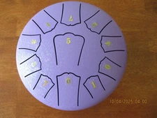 Steel Tongue Drum Handpan Percussion  Chime 11 Note Key Meditation Hand Drum