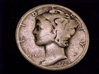 1927-D  Mercury Dime, Good Grade