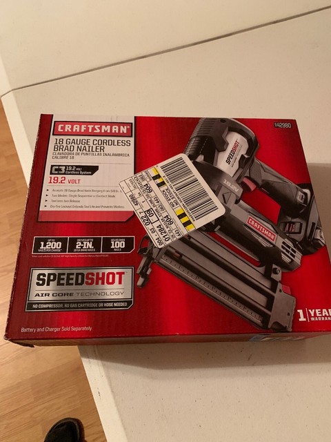 Craftsman 20V Brad Nailer cordless 18g nail gun for sale online | eBay