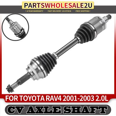 Front Left CV Axle Assembly for Toyota RAV4 2001-2003 2.0L GAS AWD