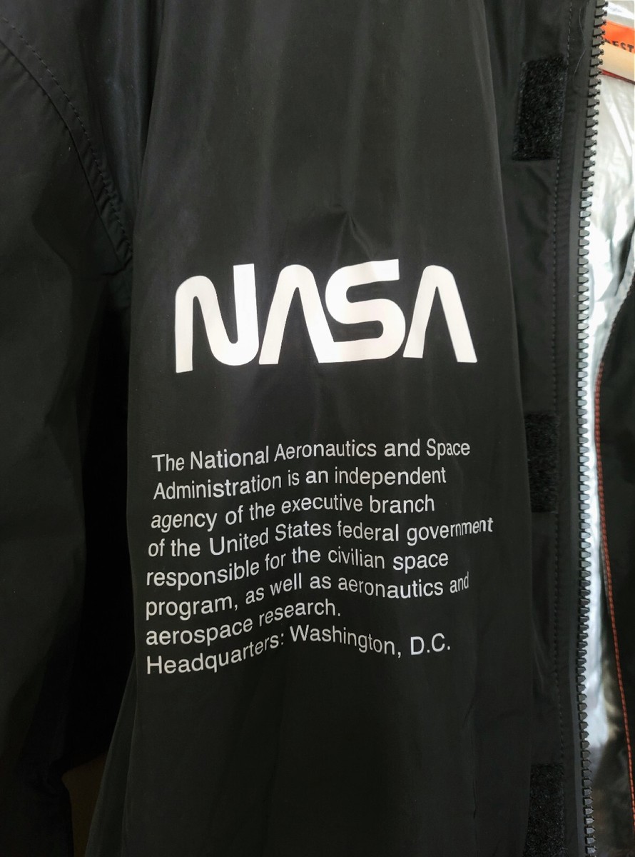 Heron Preston Black High Tech Parka Reflective Jacket Small Heron Preston Black High Tech Parka Reflective Jacket Small