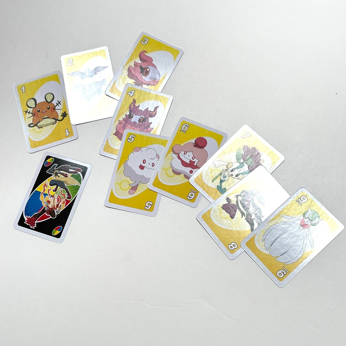 Rare UNO Pocket Monsters XY Pokemon card Nintendo Japanese Yellow