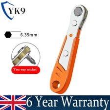Ratchet Screwdriver Ratchet Spanner Low Profile Right Angled Offset Tool UK