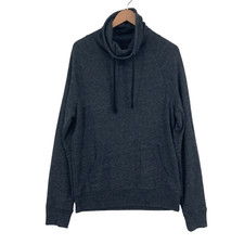 Express Sweatshirt Mens Medium Gray Knit Long...