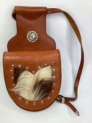 Cowgirl Tumbleweeds Maker CIMARRON NM Leather Hair On Crossbody Purse (M1)