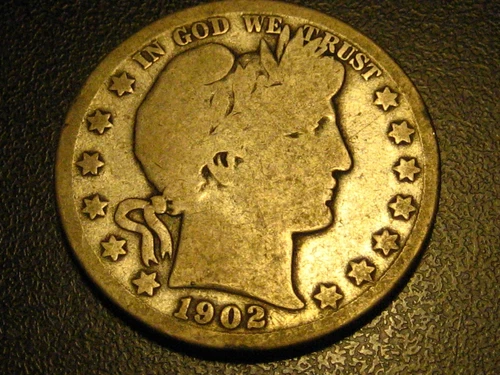 1902-O 90% Silver Barber Half Dollar Good