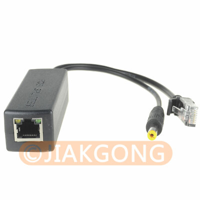12pcs Active PoE Splitter Power Over Ethernet 48V to 12V 1A-2A 802.3af Standard