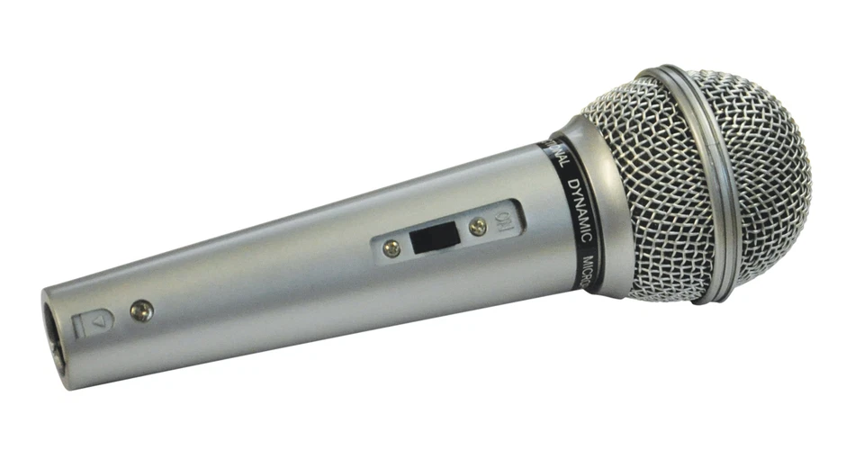 Mr Entertainer Dynamic Handheld Karaoke Vocal Microphone With XLR Lead 600 Ohm