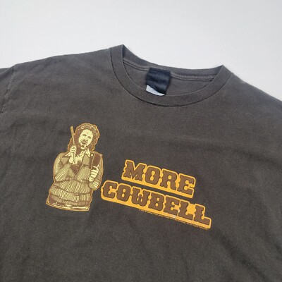 Vintage Y2K Paul Frank More Cowbell T-shirt Sz Large SNL Skit Will Ferrell RARE