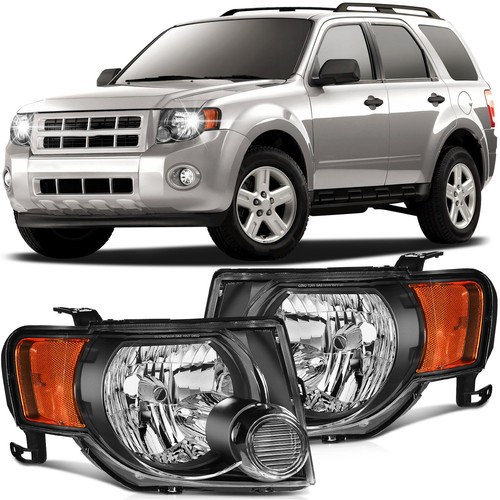 2008-2012 FORD ESCAPE Right Headlamp Light Clear Background Passenger
