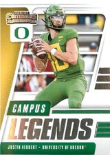 Justin Herbert 2021 Panini Contenders Draft Picks CAMPUS LEGENDS Football Card#9