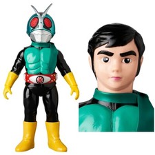 Medicom Toy Kamen Rider Shocker Rider No.3 Mask Remover Soft Vinyl 9.4" Sofubi