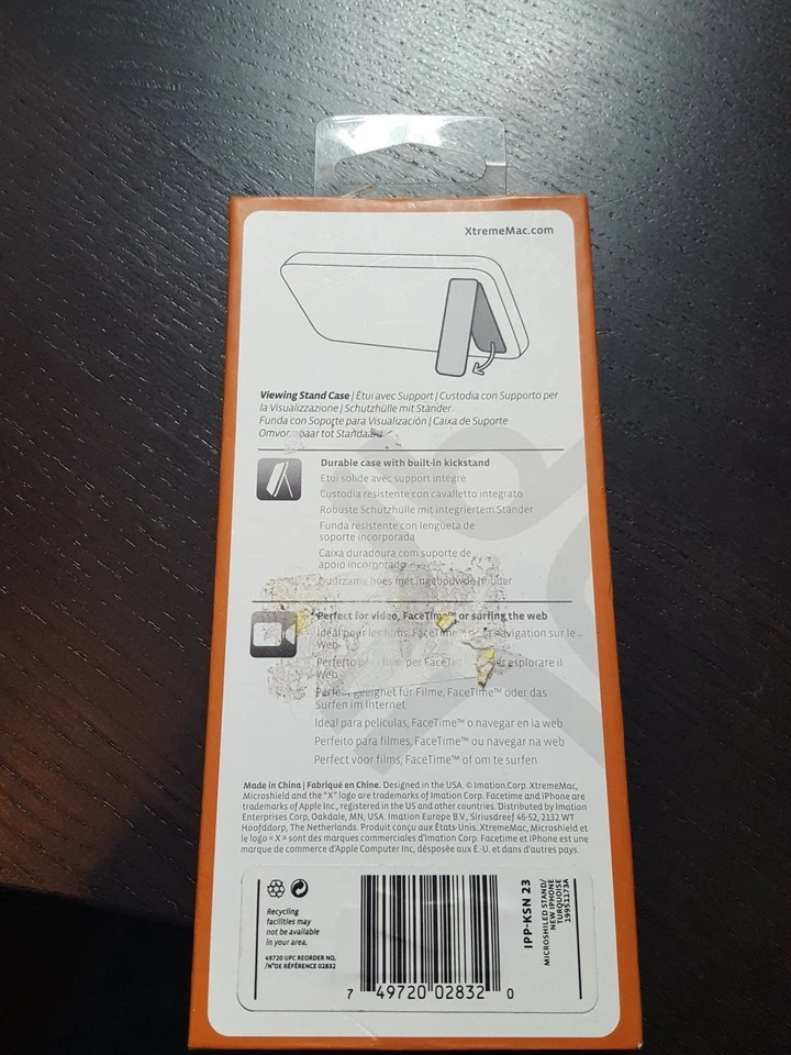 Funda con soporte XtremeMac IPP-KSN-23 Microsheild para iPhone 5/5s - Turquesa Foto 2 de 3