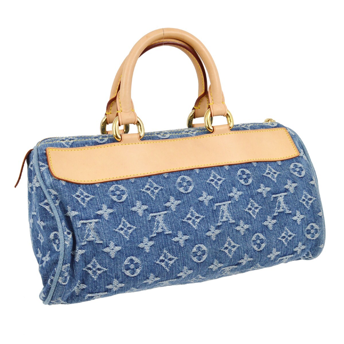 Louis Vuitton Blue Monogram Denim Neo Speedy Handbag … Gem