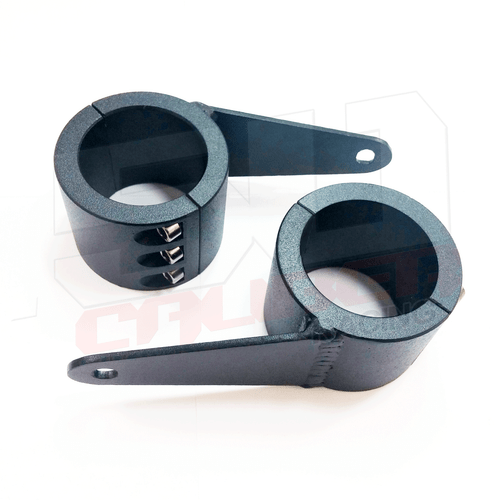 Yamaha Viking UTV Clamp to Cage LED 50" Brow Mount Light Bar Brackets Set of 2 - Picture 4 of 9
