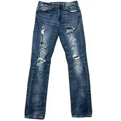 American Eagle Men's Skinny Distressed Next Level Flex Jeans Size 28x30