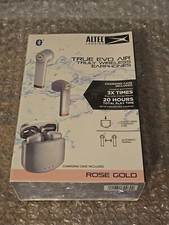 NEW Altec Lansing TRUE EVO AIR Truly Wireless Bluetooth Earphones Rose Gold