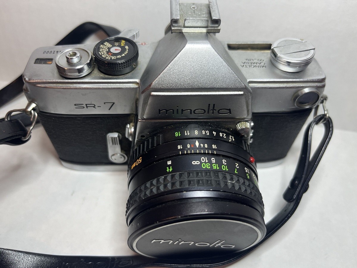 Excellent++] Minolta SR-7 SLR Film Camera w/ 50 mm f/1.7 Lens | eBay