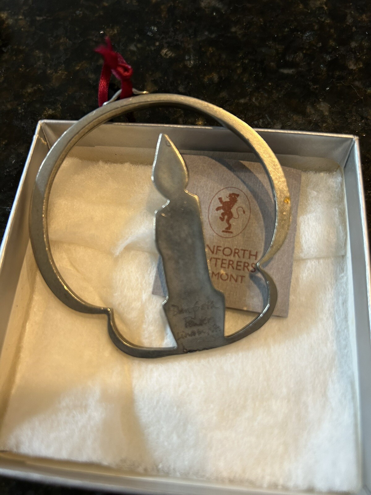 Danforth Pewter Candle Christmas Ornament | eBay