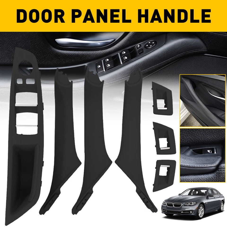 Passenger/ Drive Side Inner Door Panel Handle Pull Trim Cover For BMW 520i 520d - Image 2 of 4