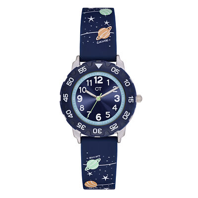 Cool Time Kids Silikon Kinder Lernuhr Armbanduhr Dreizeiger Analog CT-0022-PQ 