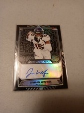 JUWANN WINFREE 2019 PANINI OBSIDIAN AUTOGRAPH AUTO 78/150 BRONCOS