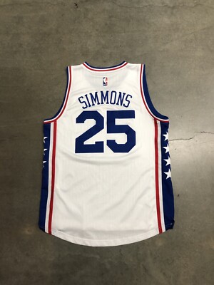 2016 Philadelphia 76ers Ben Simmons Rookie Jersey Adidas Swingman