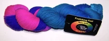 480 yd Done Roving FROLICKING FEET Superwash Merino Fingering sock yarn SAILORS