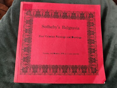 Sotheby's Belgravia - Fine Victoria Paintings And Drawings Catalogue - 1979 - PB