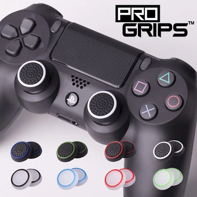 2 x Pro Grips™ Thumb Stick Covers Grip For Sony PS5 PS4 Playstation Controller