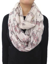 Dragonfly Print Women's Long / Infinity Scarf Lightweight Soft