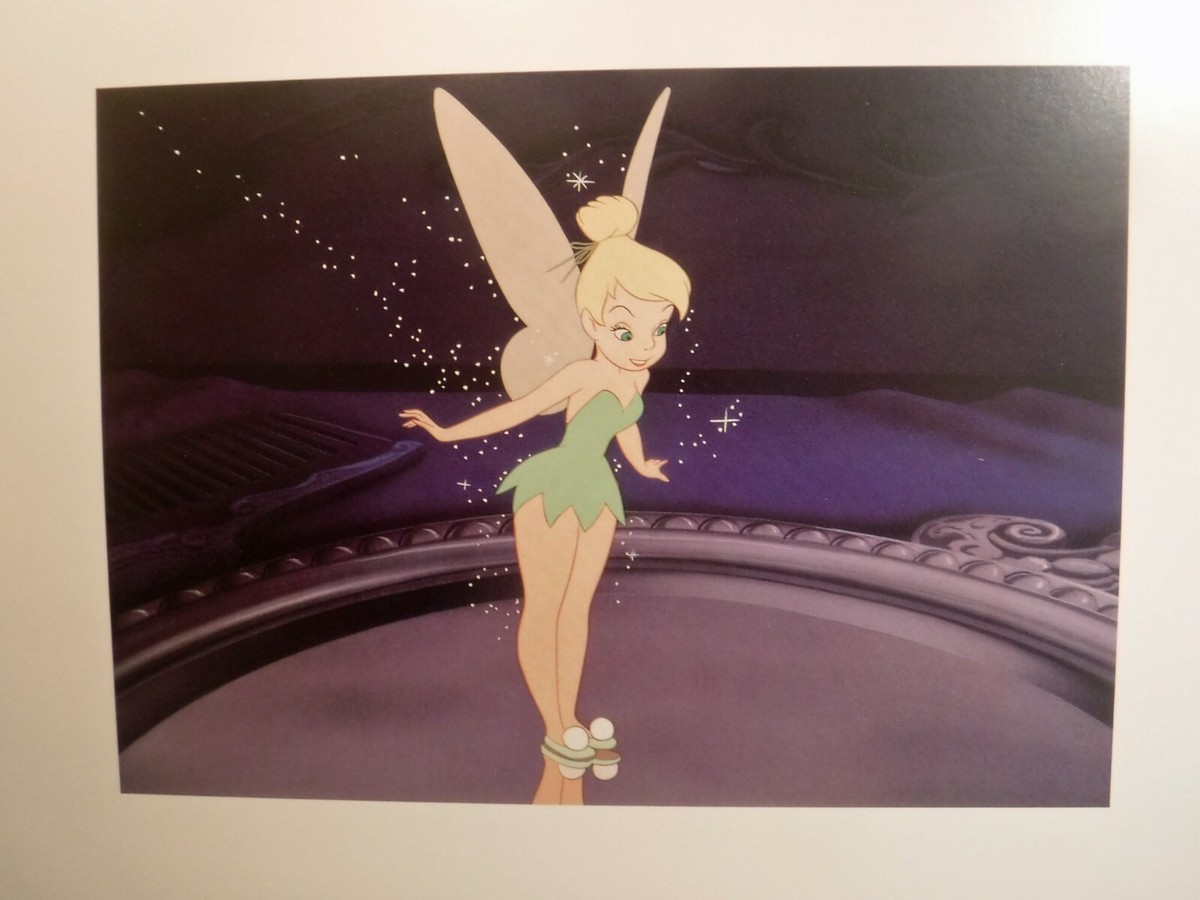 🟣DISNEY Tinker Bell Peter Art Print 11x14 FRAME-LESS Mirror