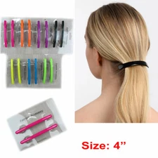 12 pieces Women's Assorted Colors Barrettes Hair Clips Hairpin Clamp Claw Lot 4"