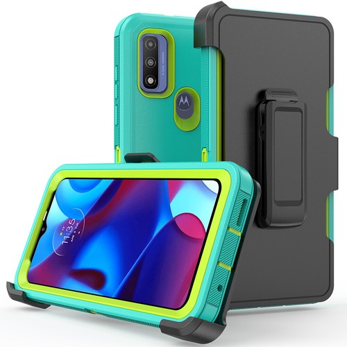 For Motorola Moto G Pure 2021 / G Power (2022) Case Shockproof Cover+Belt Clip - Picture 6 of 17